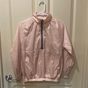 Z by Zella Girls light Pink Half Zip Windbreaker - XL (14/16)
